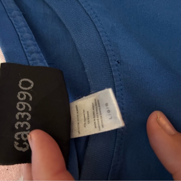 Vintage Superman Logo Blue T-Shirt women’s size Large - Picture 6 of 6